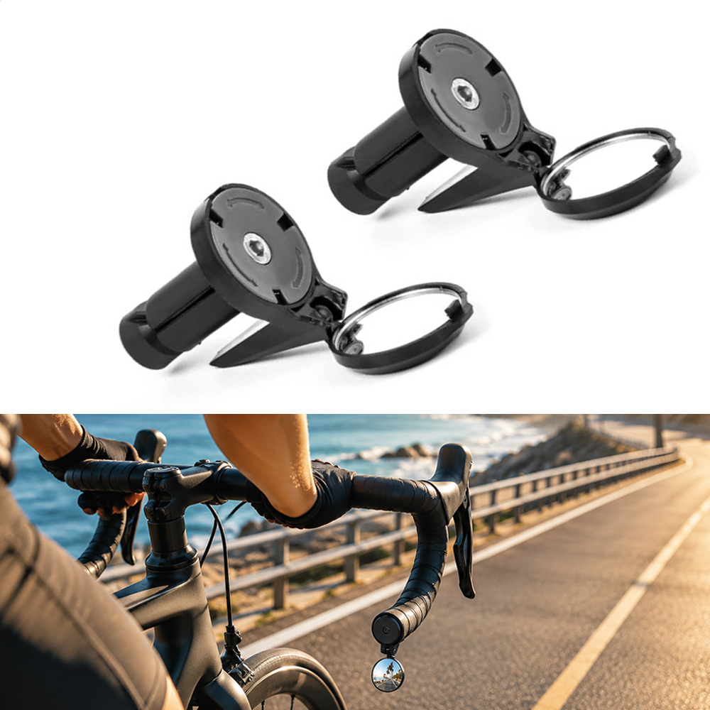Mirror Handlebar Convex - Bicycle Handlebar End Mirror Bicycle RearView