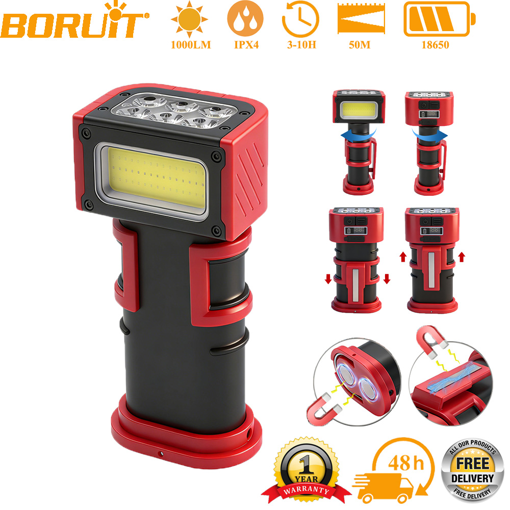 BORUiT COB LED Work Light 1000 - огляд і ціна Cycling To Work