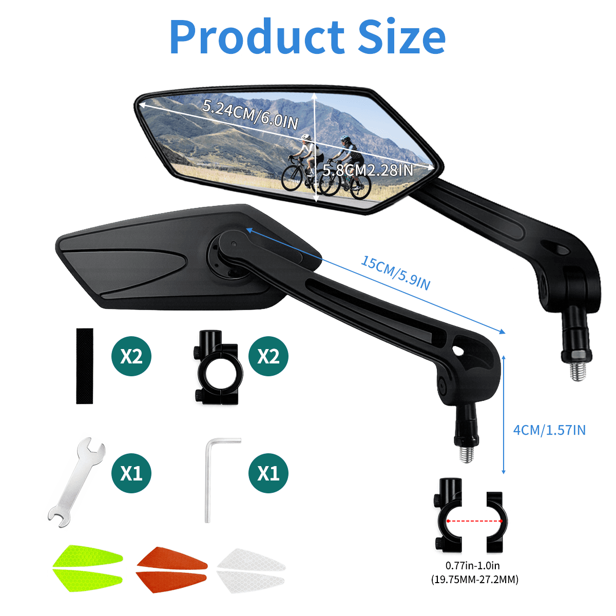 1 Pair Adjustable Handlebar Bi - огляд і ціна Cycling Zones