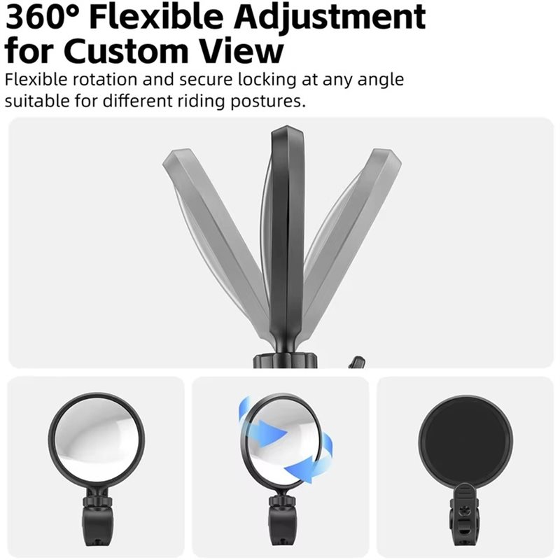 HOTB72A HD Bike Rearview Mirro - огляд і ціна Mirror Handlebar Convex