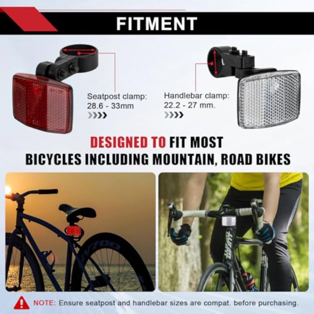 8PCS Bike Reflector Kit Night  - огляд і ціна Spoke Reflector Set