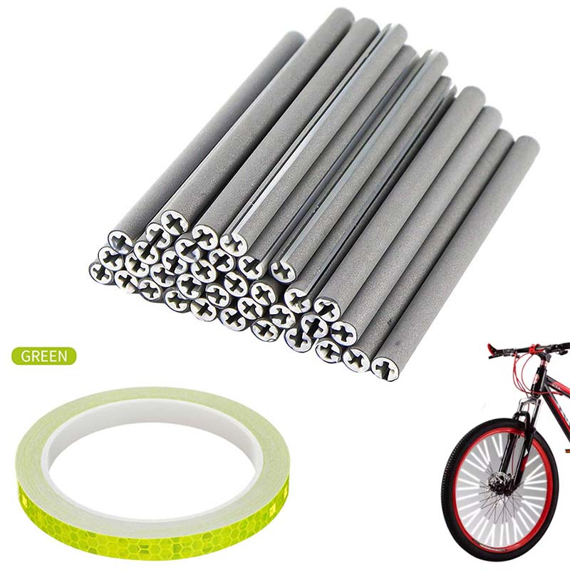 Green Outline Bike Spoke Refle - огляд і ціна Spoke Reflector Set