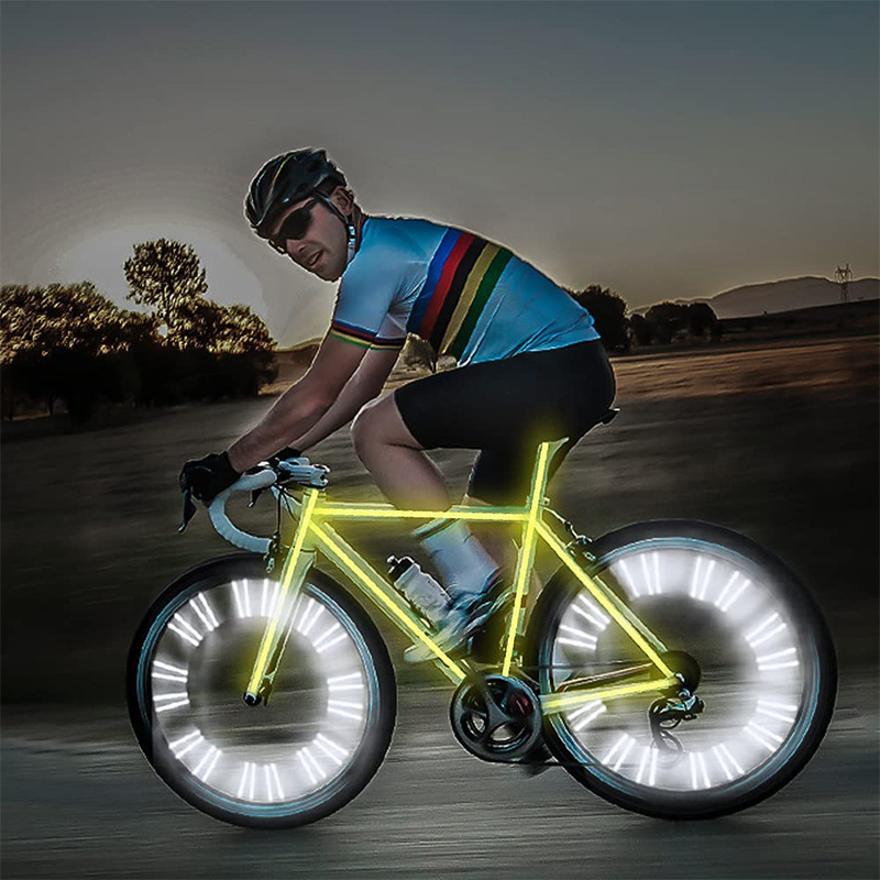 Green Outline Bike Spoke Refle - огляд і ціна Spoke Reflector Set