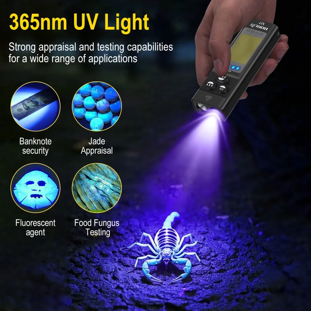 BORUiT U7 UV LED EDC Flashligh - огляд і ціна Cycling To Work