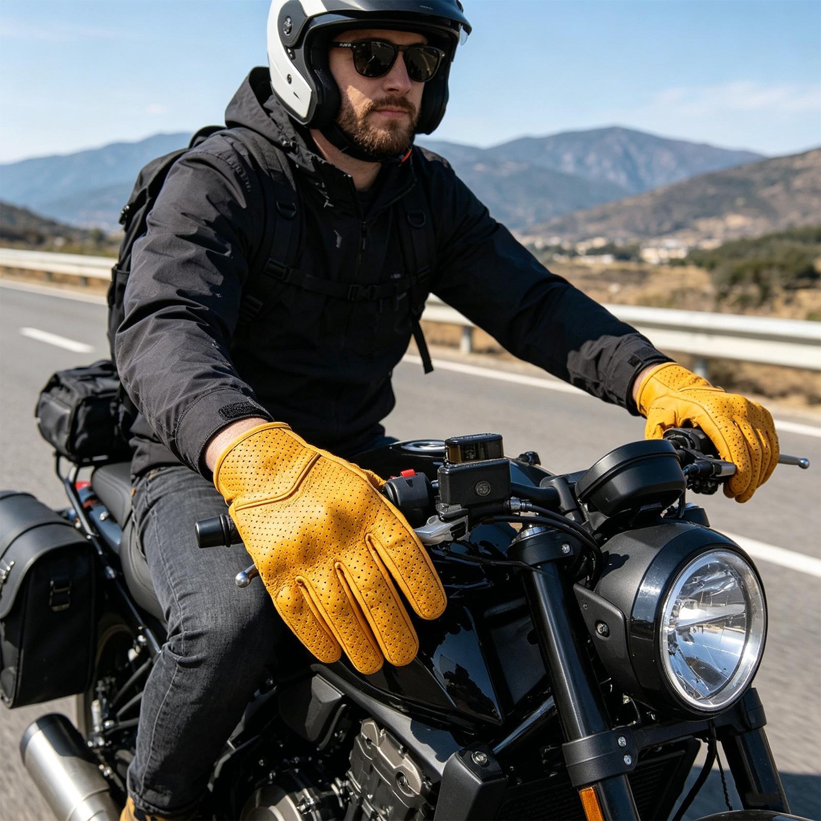 Motorcycle Retro Gloves Breath - огляд і ціна Cycling In City