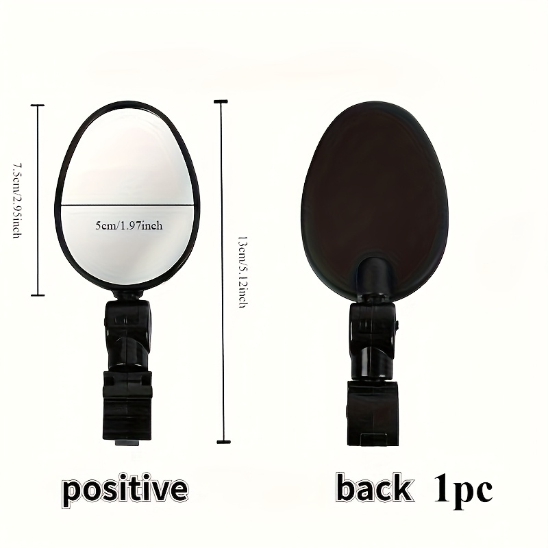 1/2PCS  Bike Mirrors, Acrylic  - огляд і ціна Mirror Handlebar Convex