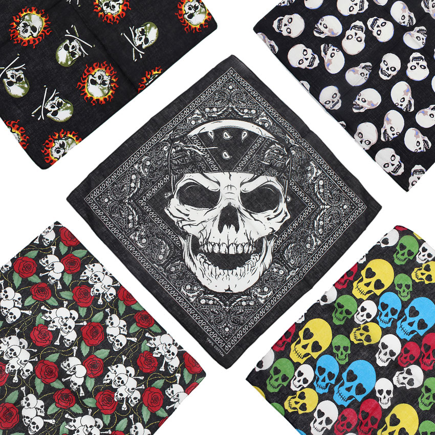 Skull Bandana Square Scarf 100 - огляд і ціна Cycling Zones