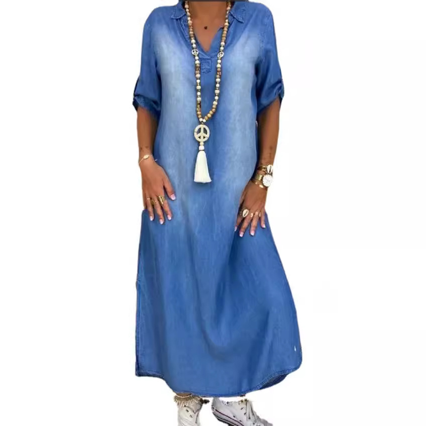 Loose Women's Denim Dress Wash - огляд і ціна Cycling Commute Outfit