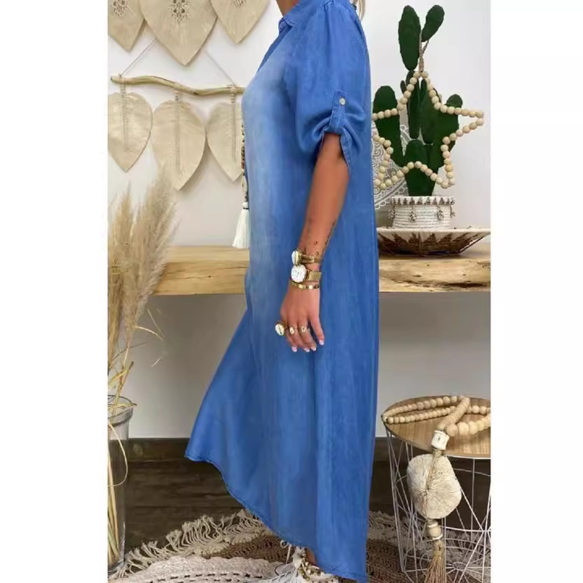 Loose Women's Denim Dress Wash - огляд і ціна Cycling Commute Outfit