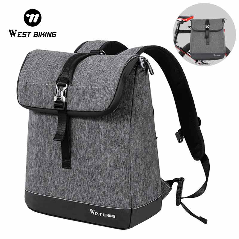 WEST BIKING Flap Roll Top Cycl - огляд і ціна Cycling Commuter Backpack Laptop