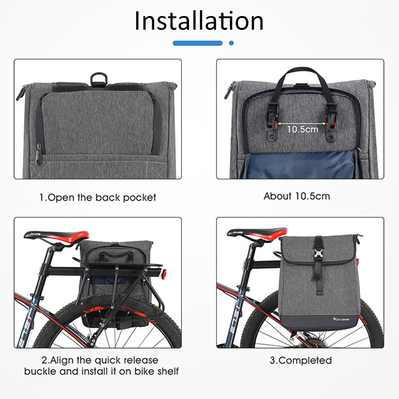 WEST BIKING Cycling Backpack W - огляд і ціна Cycling Commuter Backpack Laptop